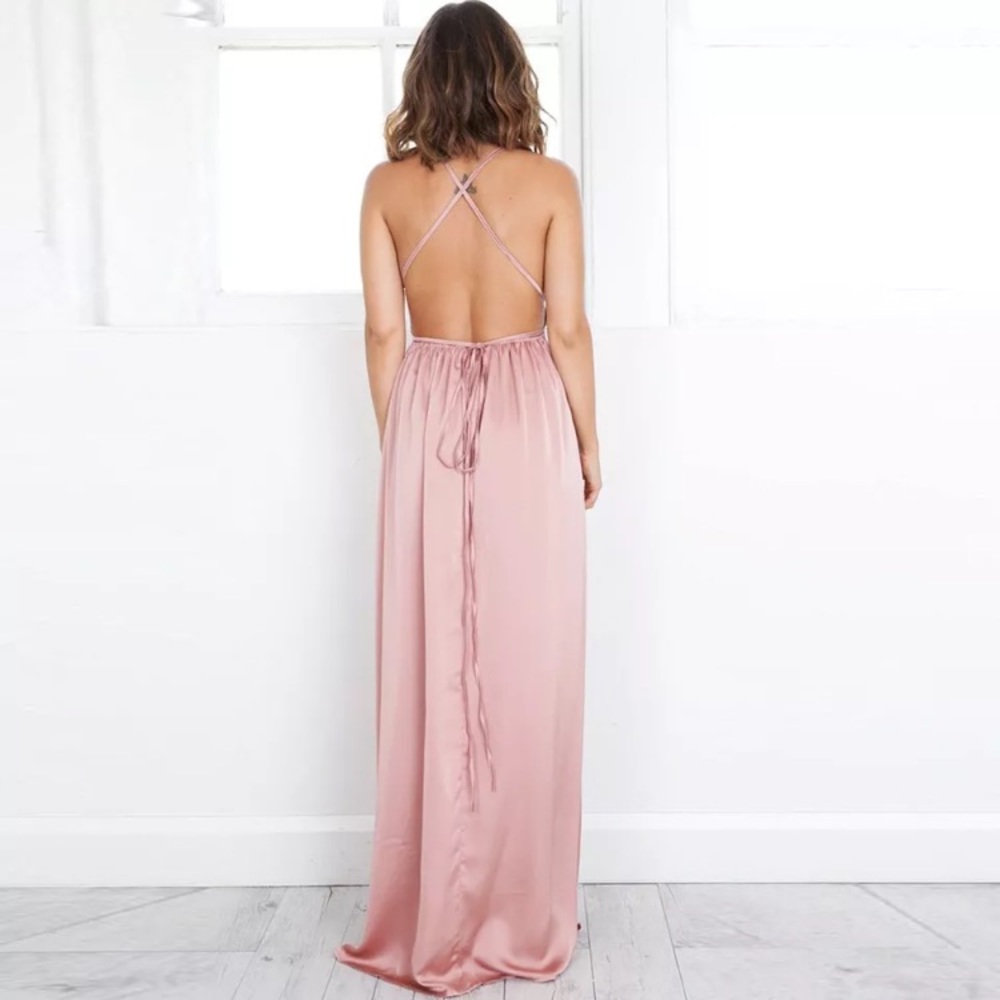 ✨🌸 Silky Maxi Dress 🌸✨ - Picture 5 of 8